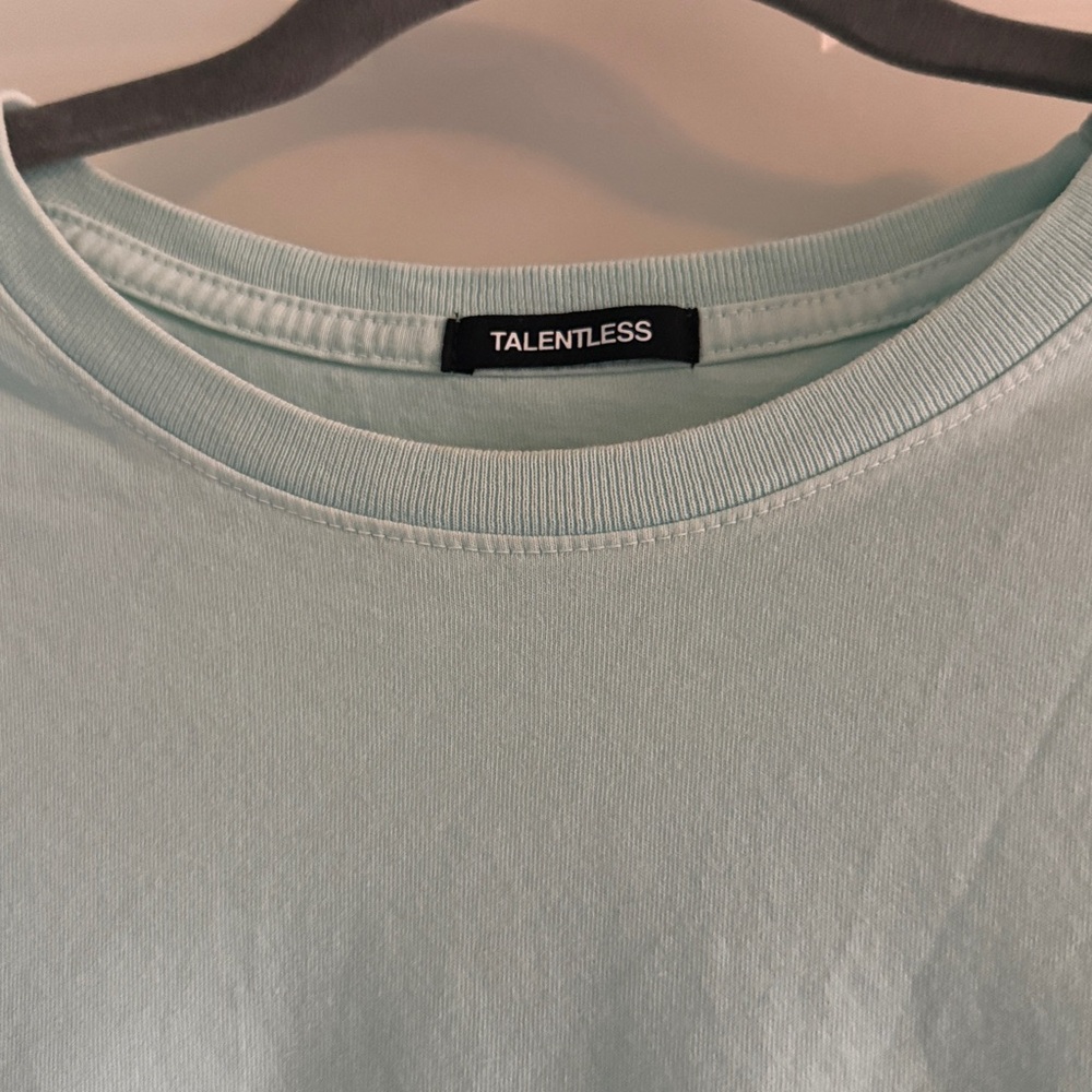 TALENTLESS Blue Short Sleeve Tee - Picture 2 of 3